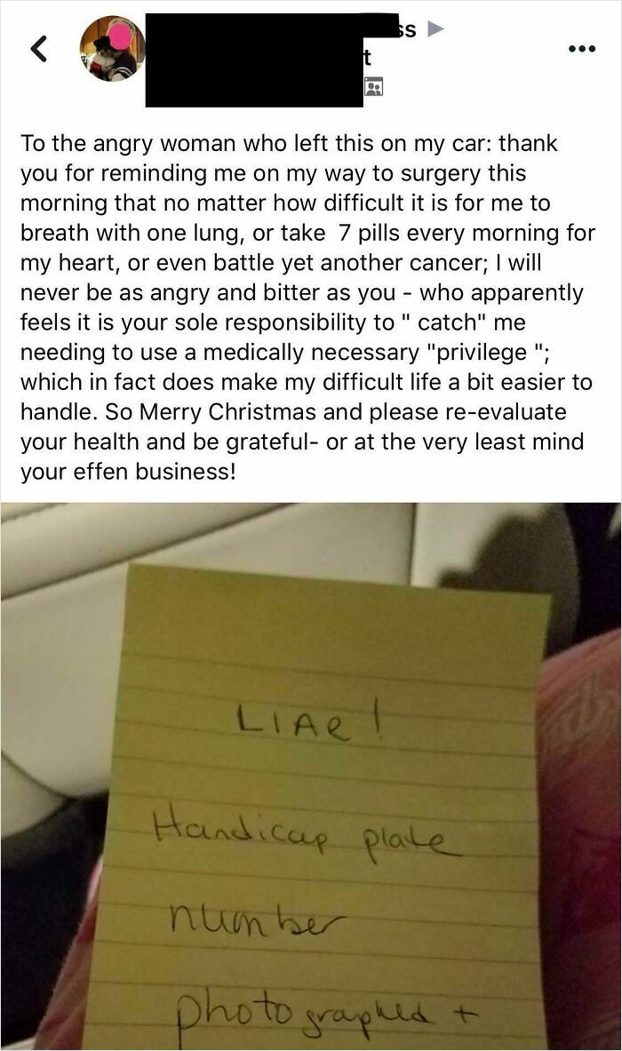 A note with LIAR written on it, left on a car, exemplifies a lack of basic human decency.