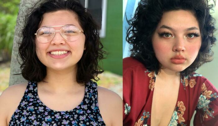 Stunning before and after glow-up of a person for reunions, leaving everyone speechless.