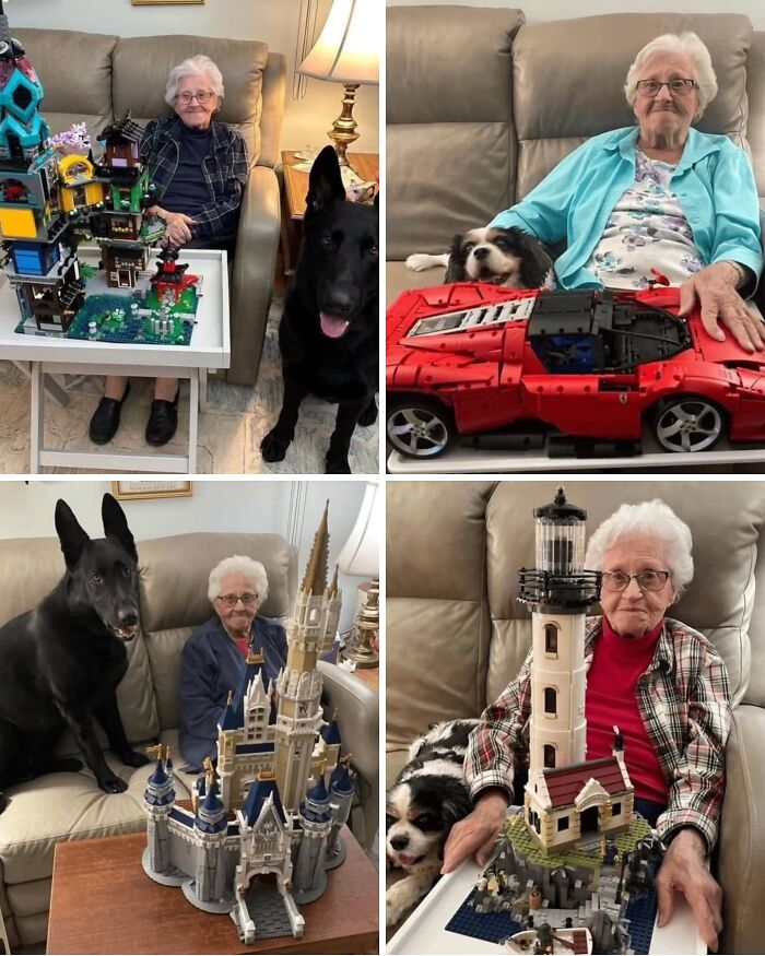 At Years 90 Of Age, She Never Stopped Building LEGO