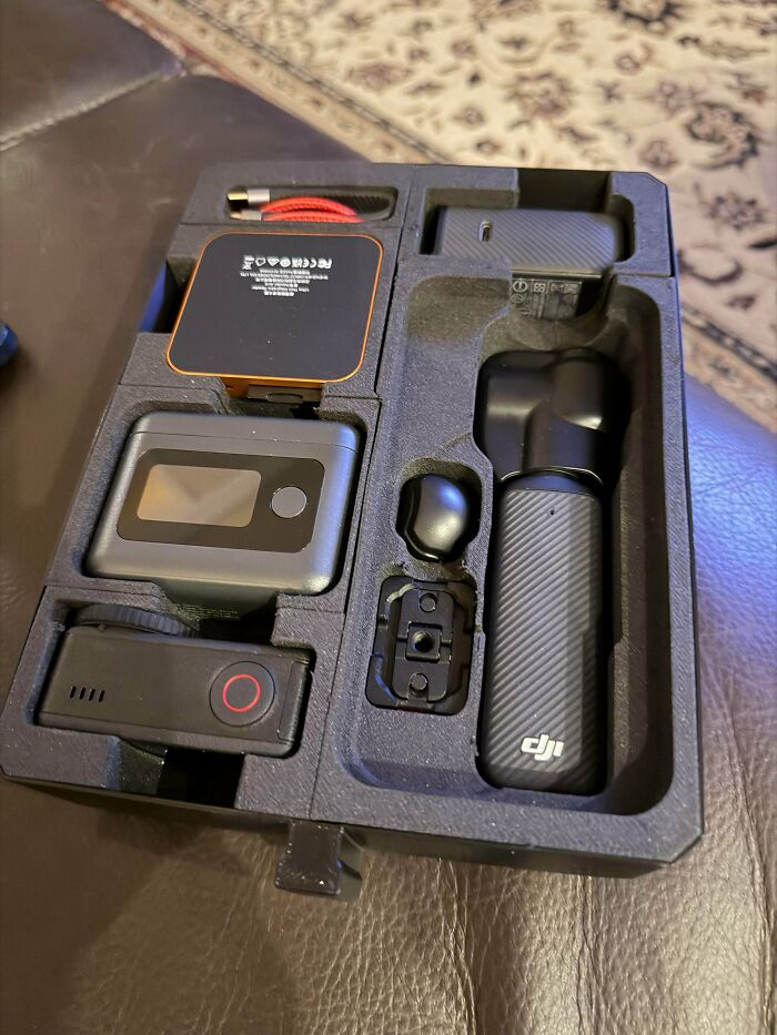 A foam insert for a camera and accessories, a functional 3D print that makes everyday life much easier.