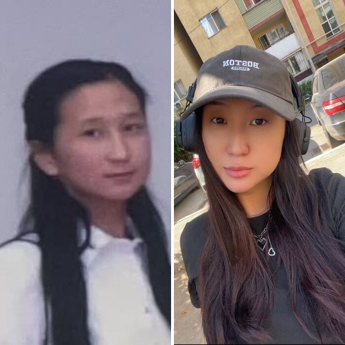 An incredible transformation of an ugly duckling to a beautiful woman, showcasing how self-love changes appearance.