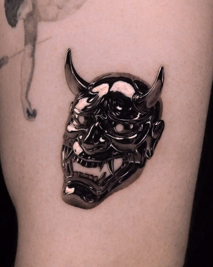 Chrome Hannya Mask