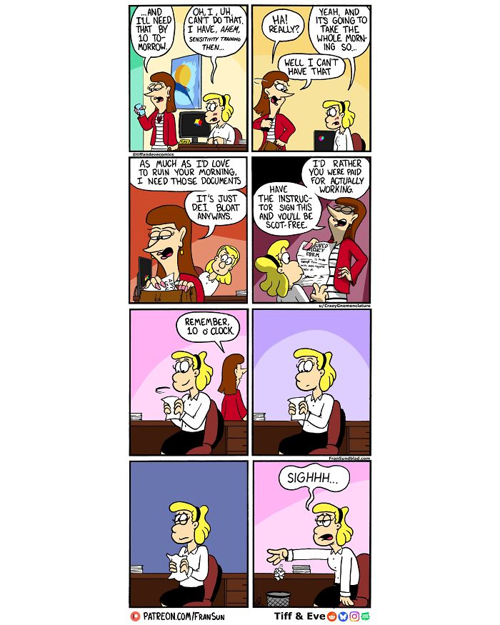 Dating, Art, Work, And Everyday Chaos: 40 Hilariously Relatable Comics By Tiff & Eve