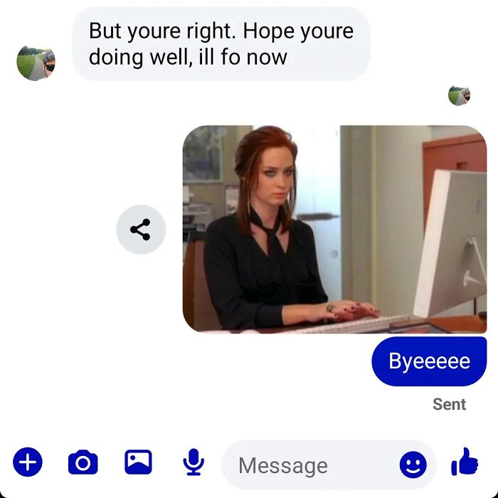 Text message conversation with woman expressing awkwardness to impress men