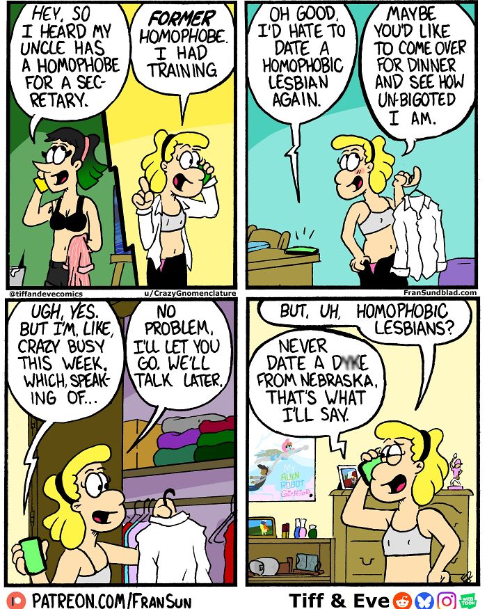 Dating, Art, Work, And Everyday Chaos: 40 Hilariously Relatable Comics By Tiff & Eve