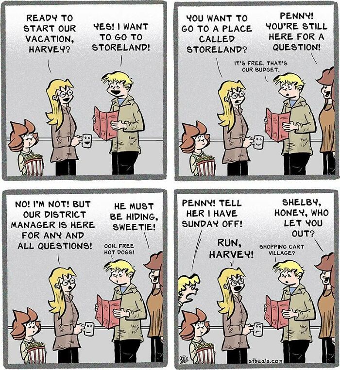 50 New “Adult Children” Comics That Perfectly Capture The Weird And Wonderful Side Of Retail Life