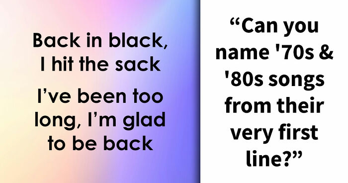 “Can You Guess ’70s & ’80s Songs By Their Opening Lyrics?”: Test Your Music Knowledge