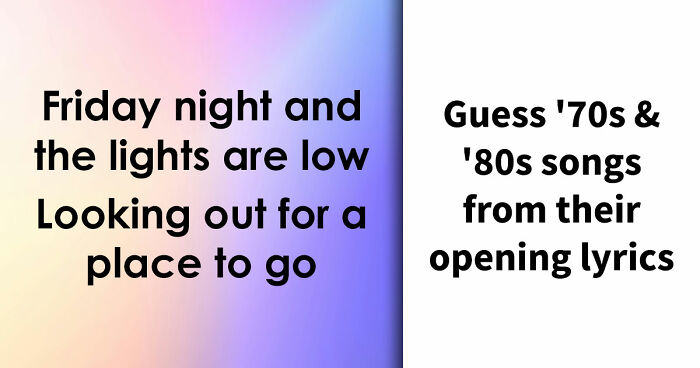 “Can You Guess ’70s & ’80s Songs By Their Opening Lyrics?”: Test Your Music Knowledge
