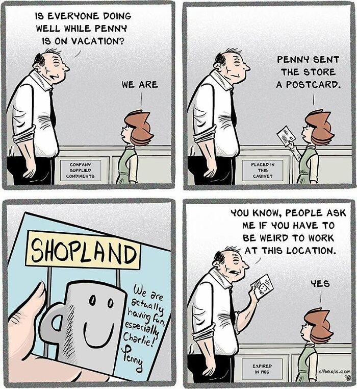 50 New “Adult Children” Comics That Perfectly Capture The Weird And Wonderful Side Of Retail Life