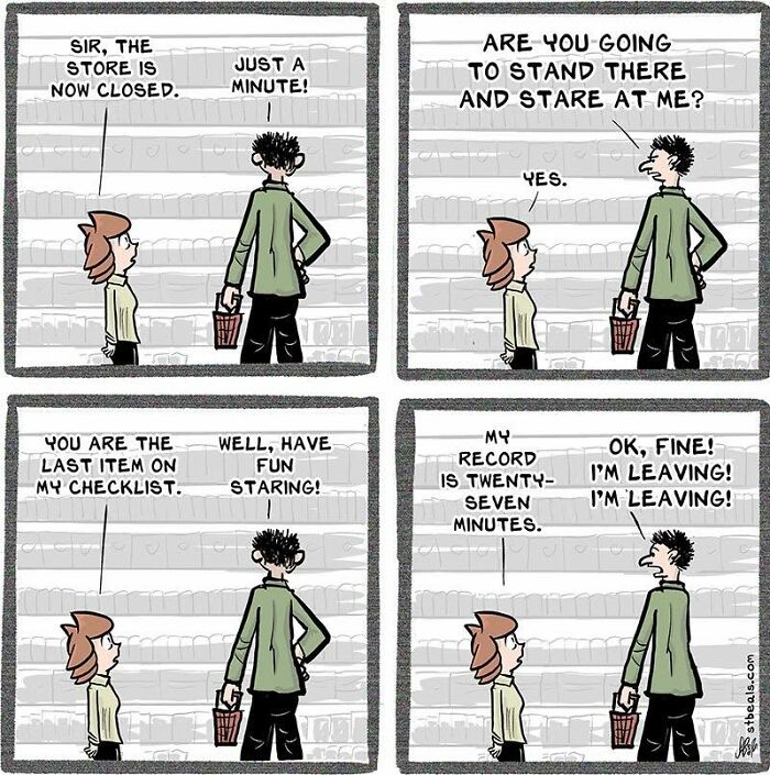 50 New “Adult Children” Comics That Perfectly Capture The Weird And Wonderful Side Of Retail Life
