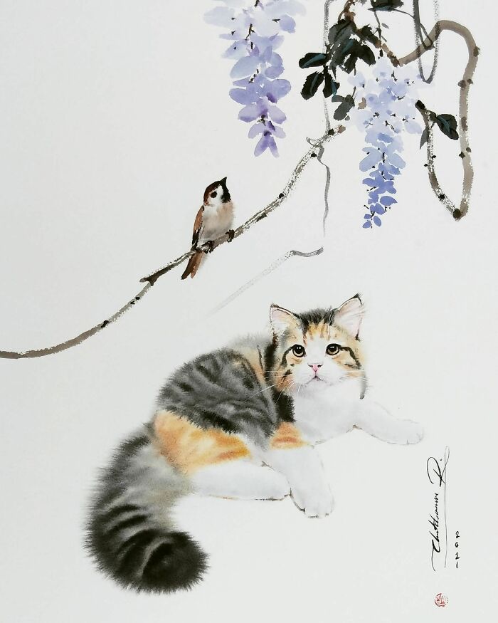 Cat Paintings