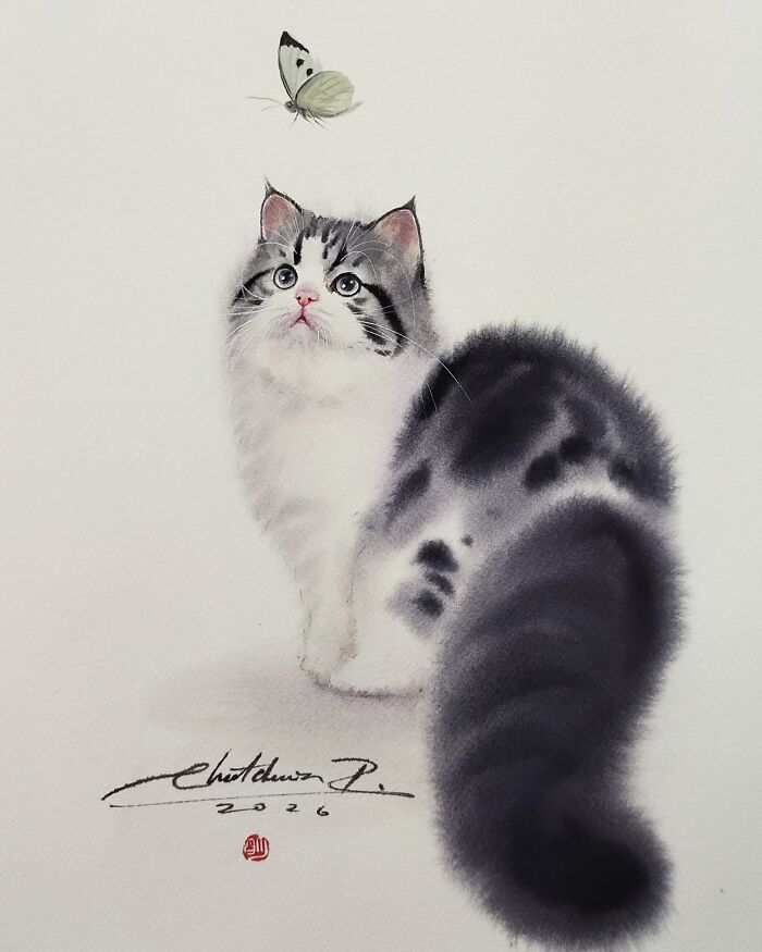 Cat Paintings
