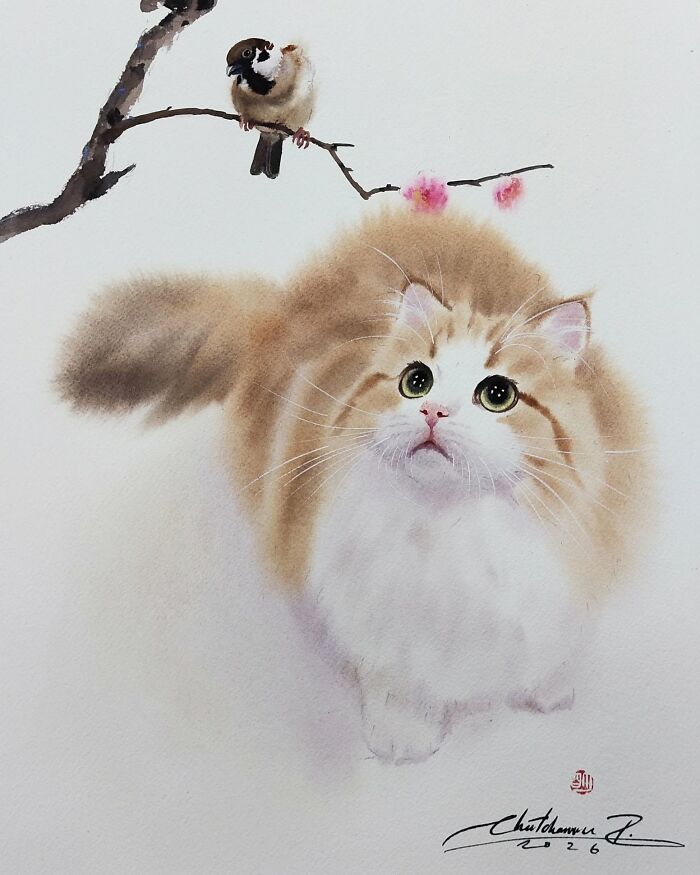 Cat Paintings
