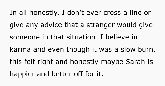 Text about karma and giving advice during difficult situations Text about karma and giving advice during difficult situations