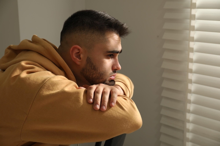 A man, perpetually hungry and overworked, looking out a window, realizes his fiancée is the problem. A man, perpetually hungry and overworked, looking out a window, realizes his fiancée is the problem.