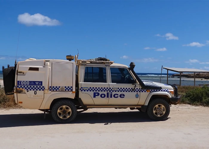 Police vehicle parked at campsite during search for vanished 4-year-old girl Police vehicle parked at campsite during search for vanished 4-year-old girl