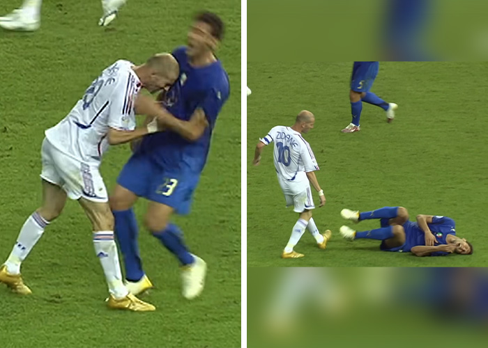 World Cup football players involved in controversial on-field incidents