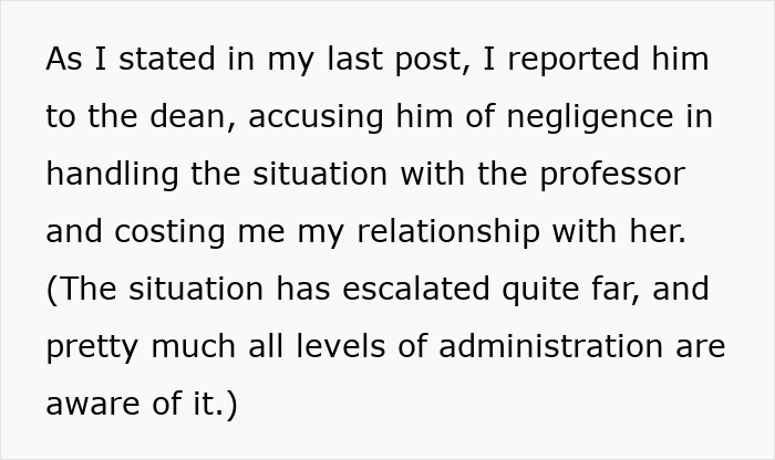 37YO's Obsession With Professor Takes A Creepy Turn As She Reports Her For Her "Curt" Email