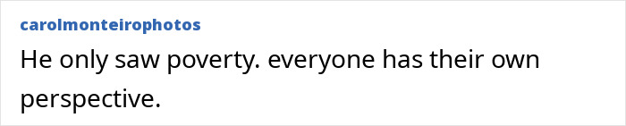 Commenter noting a tourist's perspective on the dark side of Japan, focusing on poverty.