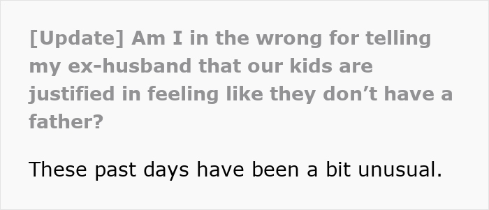 Dad Breaks Down In Tears As Kids Feel They Don't Have A Father, Tries To Pin The Blame On Ex Instead Dad Breaks Down In Tears As Kids Feel They Don't Have A Father, Tries To Pin The Blame On Ex Instead