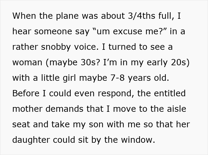 Entitled Mother Tries To Force Toddler Out Of Paid Seat, And The Flight Attendant's Move Is Pure Satisfaction