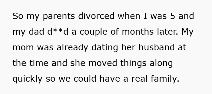 Story of parents divorce and blended family challenges