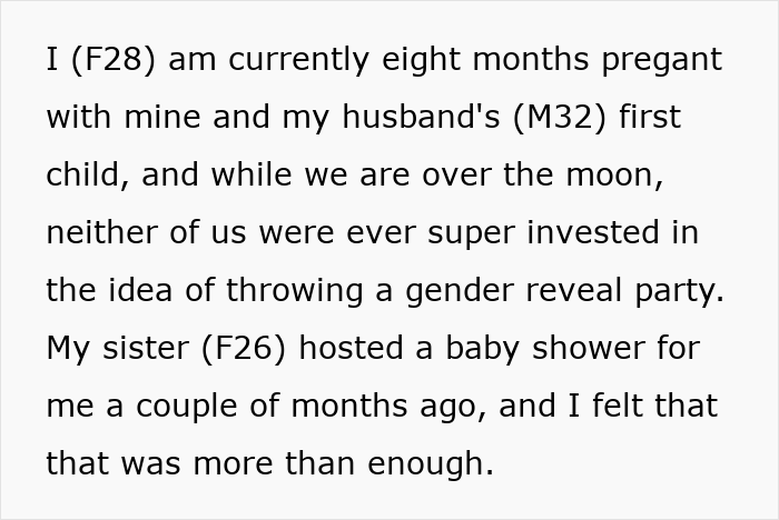 Pregnant woman describes feelings on gender reveal party Pregnant woman describes feelings on gender reveal party