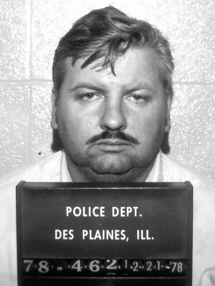 Mugshot of a serial killer from Des Plaines Police Department