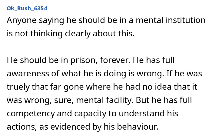 Comment on Australia's youngest offender needing prison over mental institution