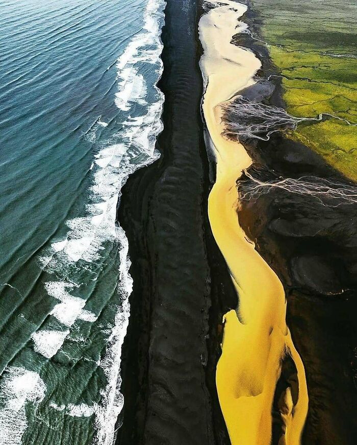 The Many Colors Of An Icelandic Beach