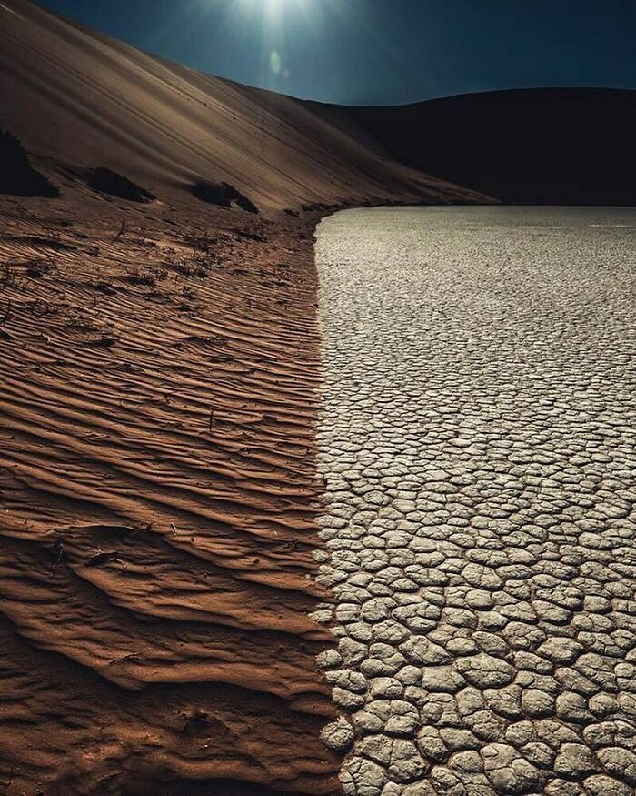 Sand Meets Rock, Namib Desert