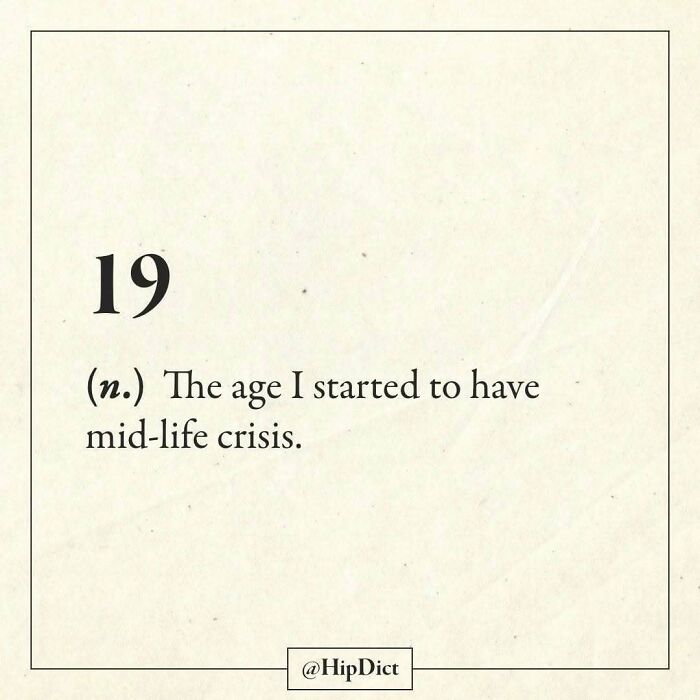 19 age humor defined by Instagram page redefining words