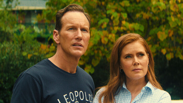 Cape Fear remake actors in tense outdoor scene