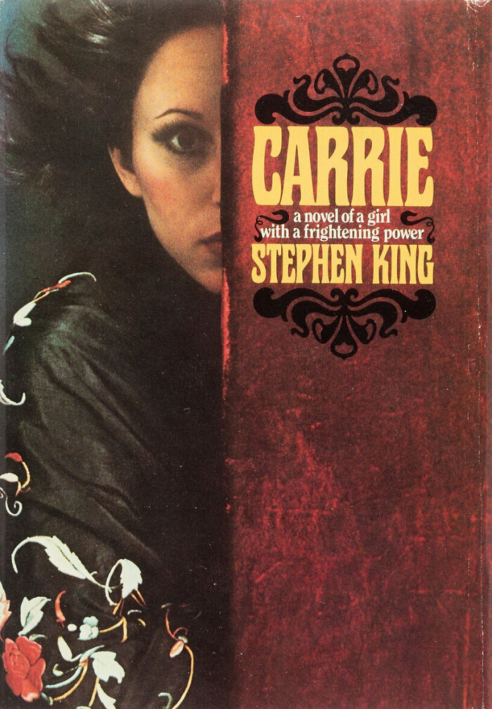 The cover of Stephen King's novel Carrie, a classic example of interesting and surprising facts in literature.