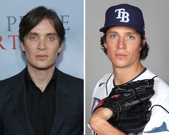 Portraits of actor and athlete highlighting impressive resemblance