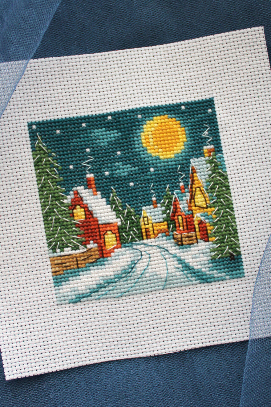 I Started Stitching Miniatures Because I Didn't Always Have The Patience For Big Projects I Started Stitching Miniatures Because I Didn't Always Have The Patience For Big Projects
