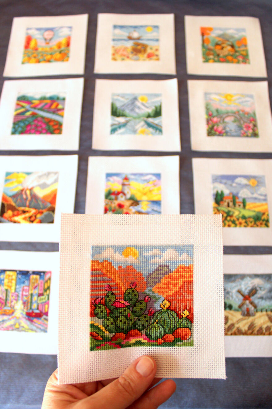 I Started Stitching Miniatures Because I Didn't Always Have The Patience For Big Projects I Started Stitching Miniatures Because I Didn't Always Have The Patience For Big Projects