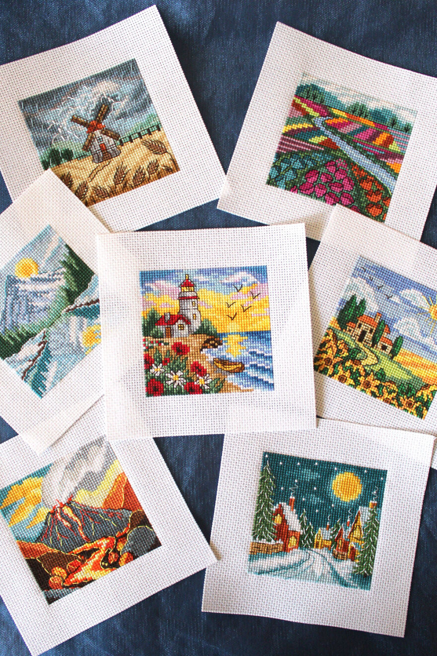 I Started Stitching Miniatures Because I Didn't Always Have The Patience For Big Projects I Started Stitching Miniatures Because I Didn't Always Have The Patience For Big Projects