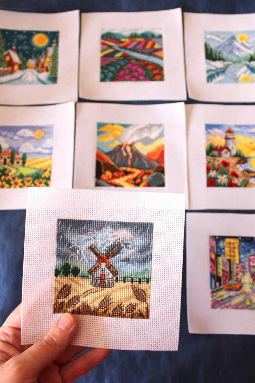 I Started Stitching Miniatures Because I Didn't Always Have The Patience For Big Projects I Started Stitching Miniatures Because I Didn't Always Have The Patience For Big Projects