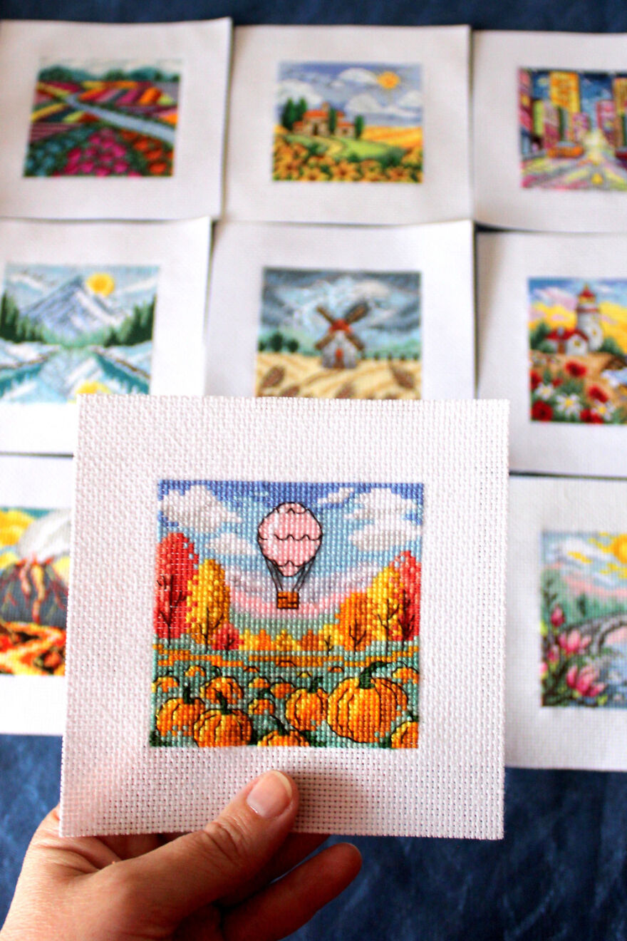 I Started Stitching Miniatures Because I Didn't Always Have The Patience For Big Projects I Started Stitching Miniatures Because I Didn't Always Have The Patience For Big Projects