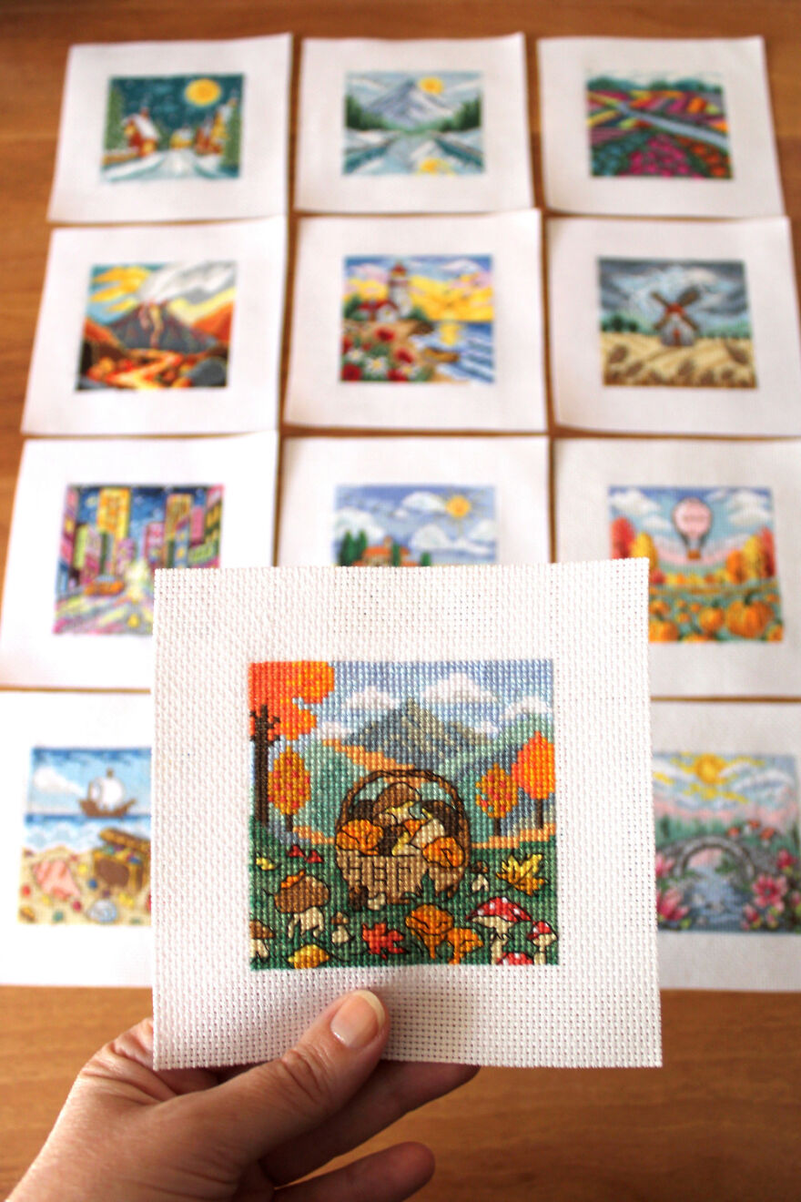 I Started Stitching Miniatures Because I Didn't Always Have The Patience For Big Projects I Started Stitching Miniatures Because I Didn't Always Have The Patience For Big Projects