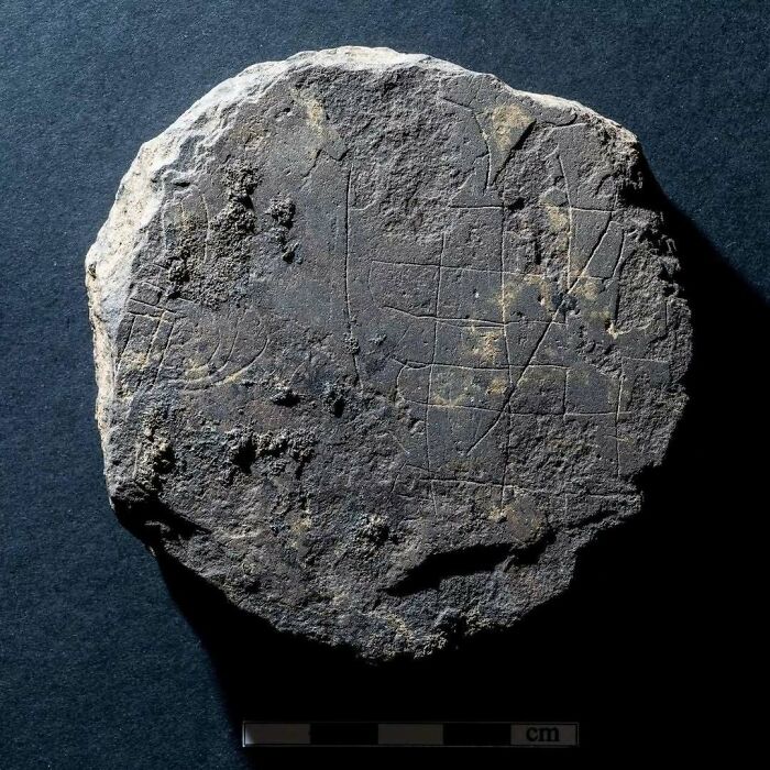 Ancient carved stone tablet with inscriptions historical treasures
