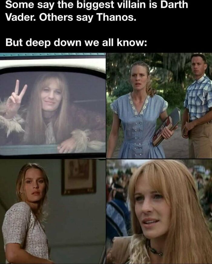 Memes comparing biggest villains to nostalgic 1990s and 2000s movie characters