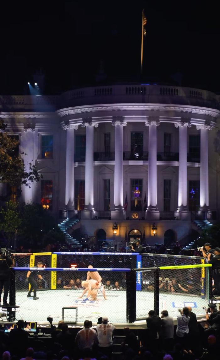 Trump Photo At White House UFC Event Confirms Secret Under President's Suits People Have Suspected For Years Trump Photo At White House UFC Event Confirms Secret Under President's Suits People Have Suspected For Years