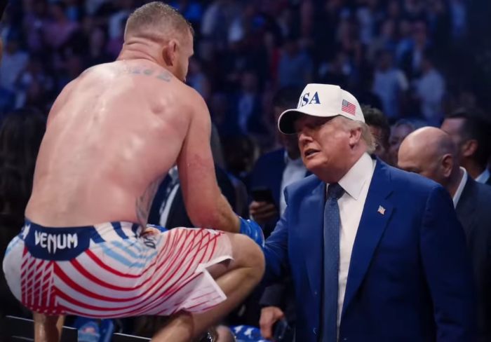 Trump Photo At White House UFC Event Confirms Secret Under President's Suits People Have Suspected For Years Trump Photo At White House UFC Event Confirms Secret Under President's Suits People Have Suspected For Years