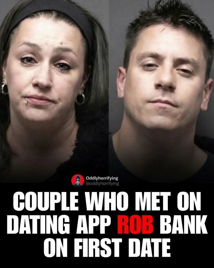 Unsettling story about a couple robbing a bank on their first date, a dark and depressing story.