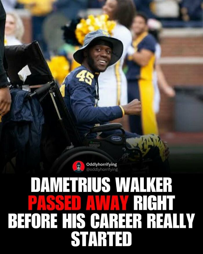 Image of Dametrius Walker in a wheelchair, who passed away, part of dark and depressing stories.