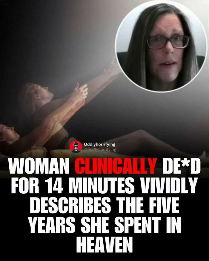 Image featuring a woman who was clinically d**d, depicting an out-of-body experience from unsettling stories.