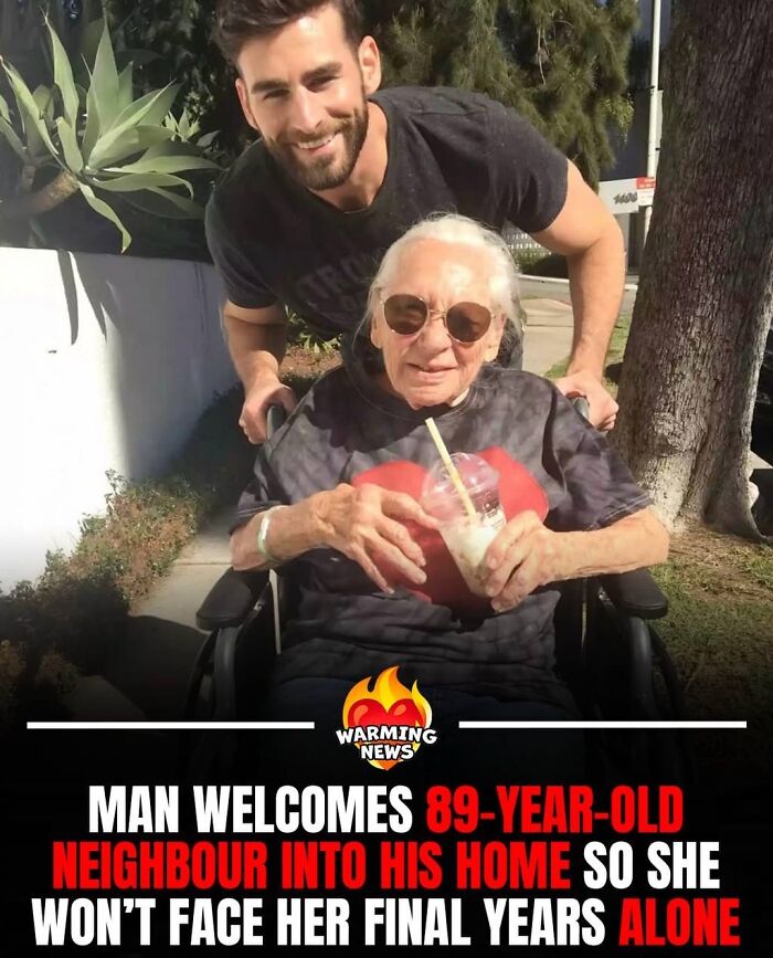 A man welcomed his 89-year-old neighbor into his home, a soul-healing gesture.