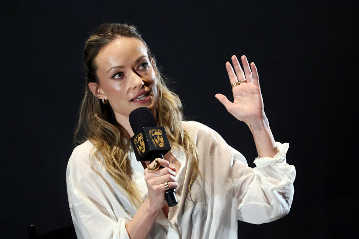 Olivia Wilde speaking, denying Don't Worry Darling alleged claims and fallout.